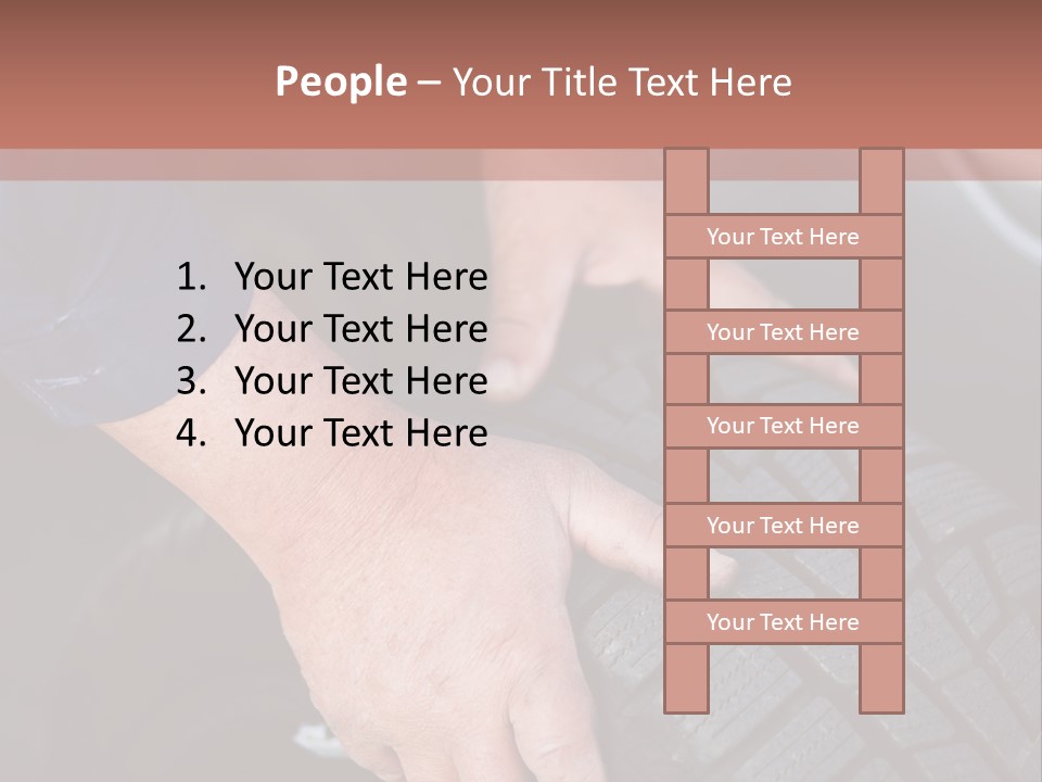 Repair Happy Senior PowerPoint Template