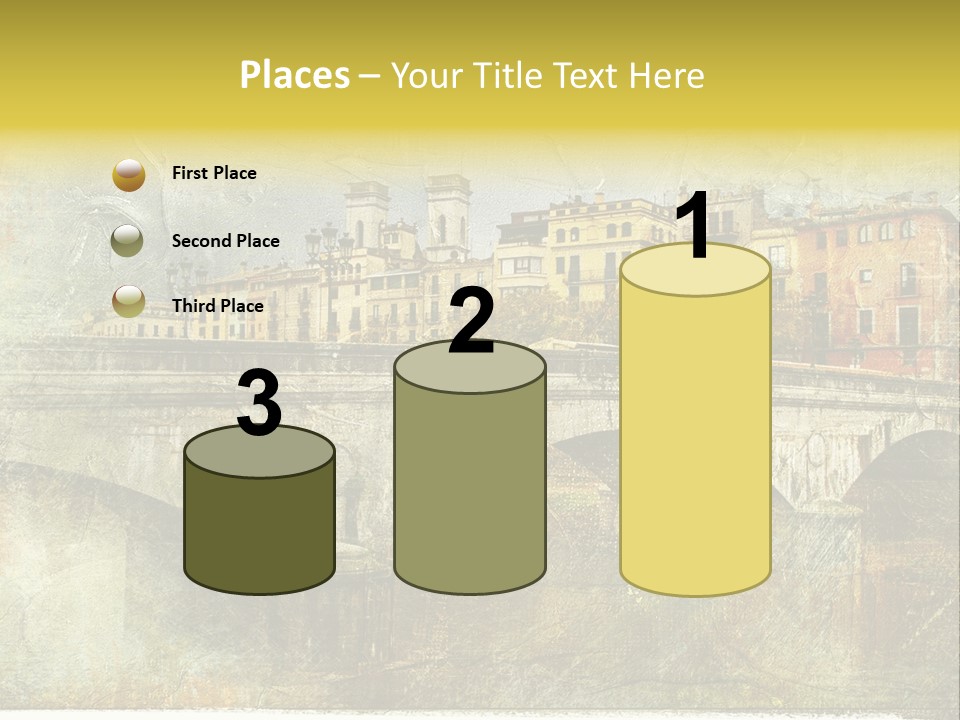 Rural River Lantern PowerPoint Template