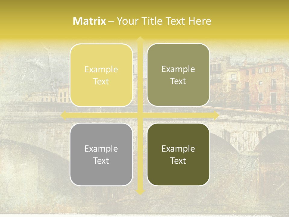 Rural River Lantern PowerPoint Template