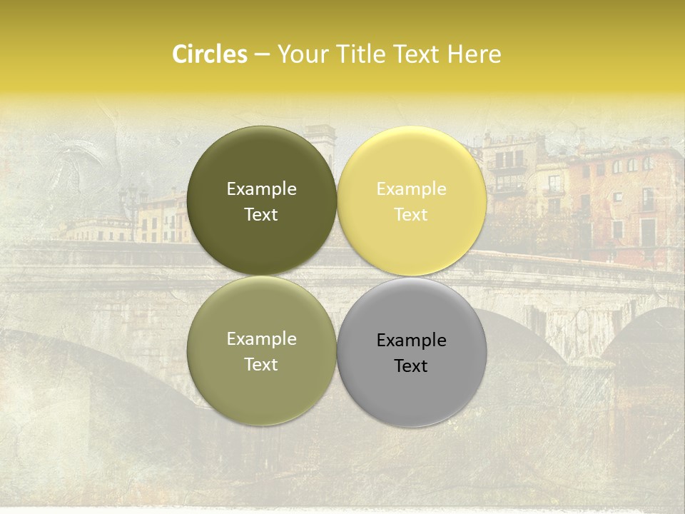 Rural River Lantern PowerPoint Template