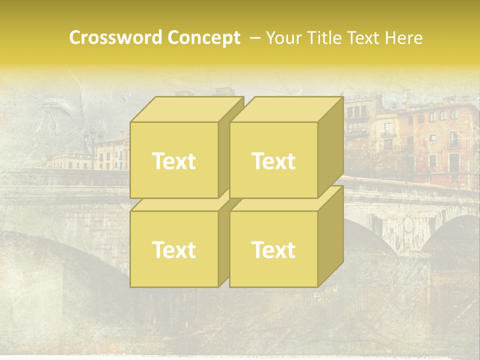 Rural River Lantern PowerPoint Template