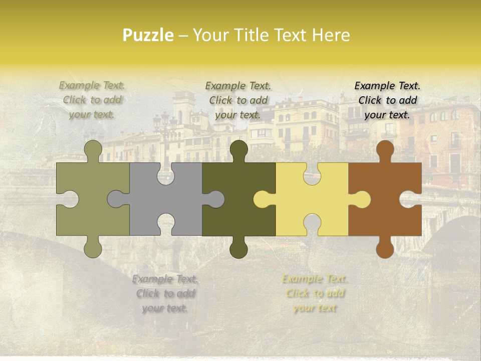 Rural River Lantern PowerPoint Template