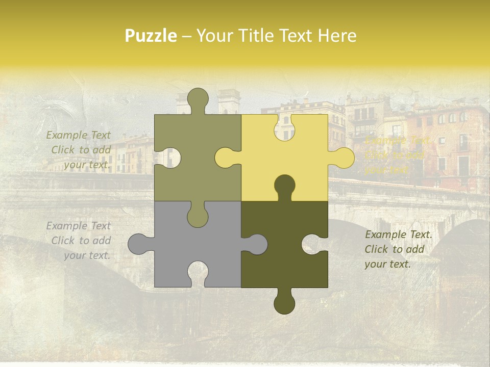 Rural River Lantern PowerPoint Template