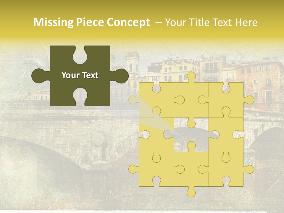 Rural River Lantern PowerPoint Template