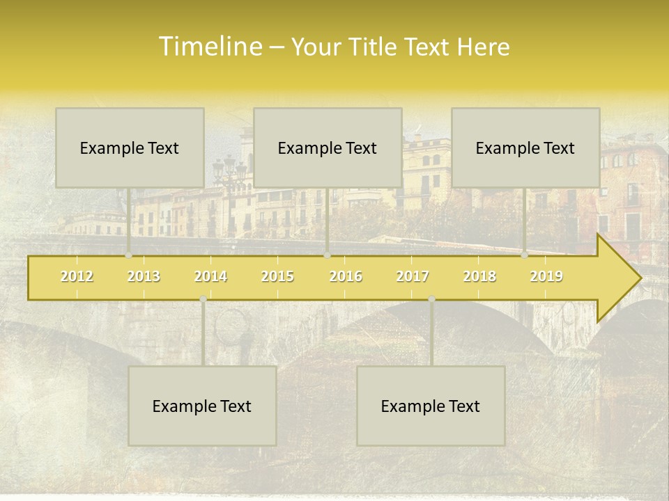 Rural River Lantern PowerPoint Template