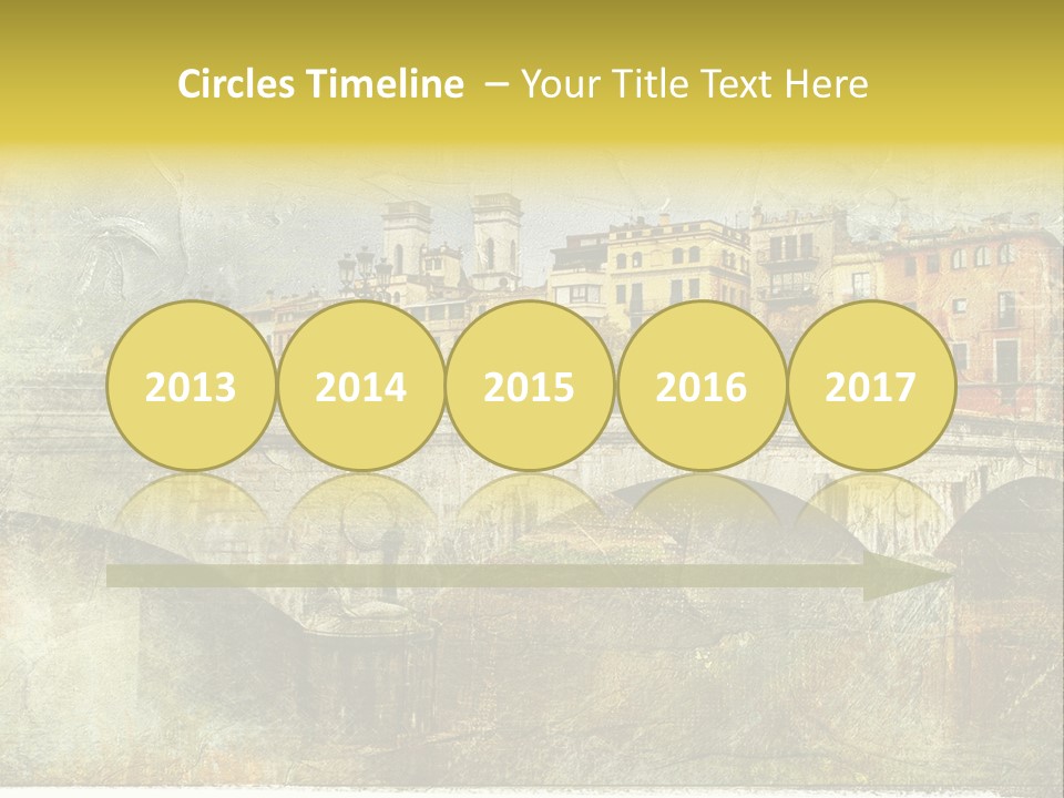 Rural River Lantern PowerPoint Template