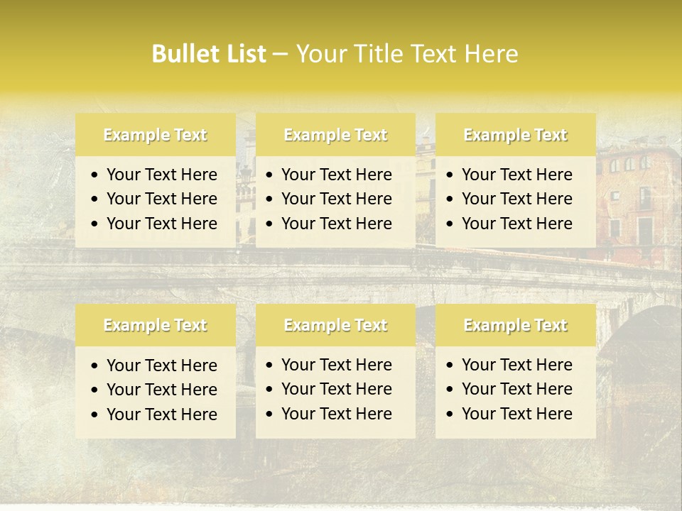 Rural River Lantern PowerPoint Template