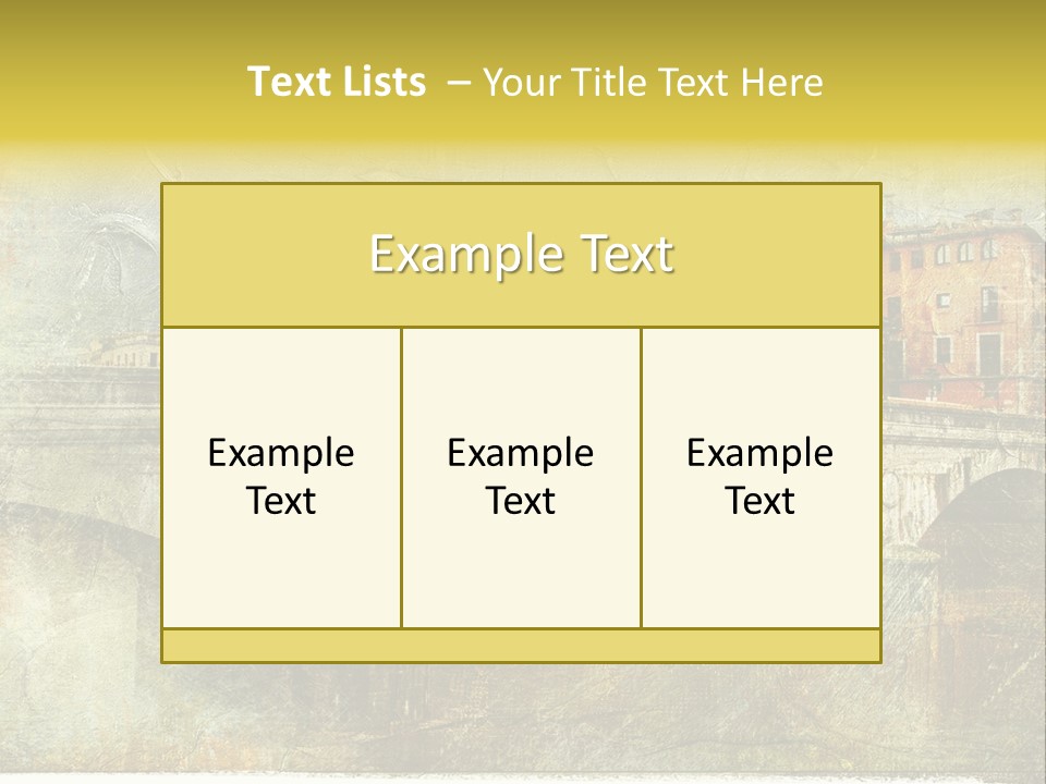 Rural River Lantern PowerPoint Template