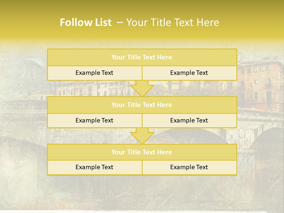 Rural River Lantern PowerPoint Template