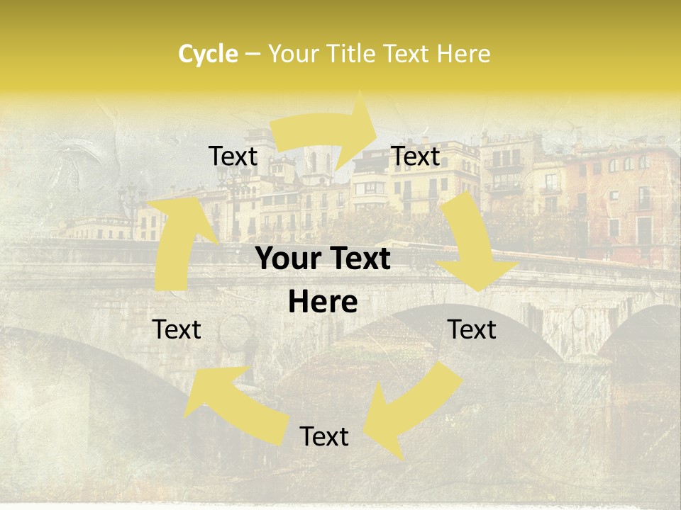 Rural River Lantern PowerPoint Template