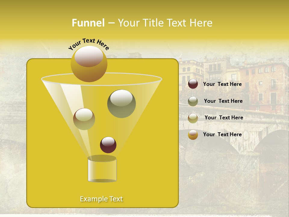 Rural River Lantern PowerPoint Template