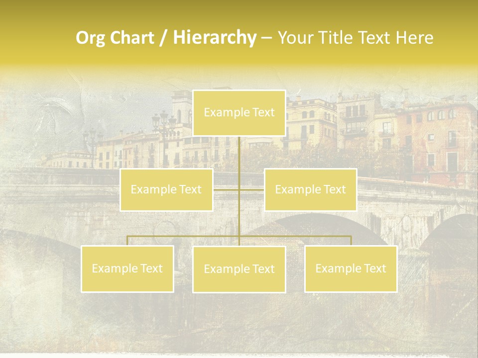 Rural River Lantern PowerPoint Template