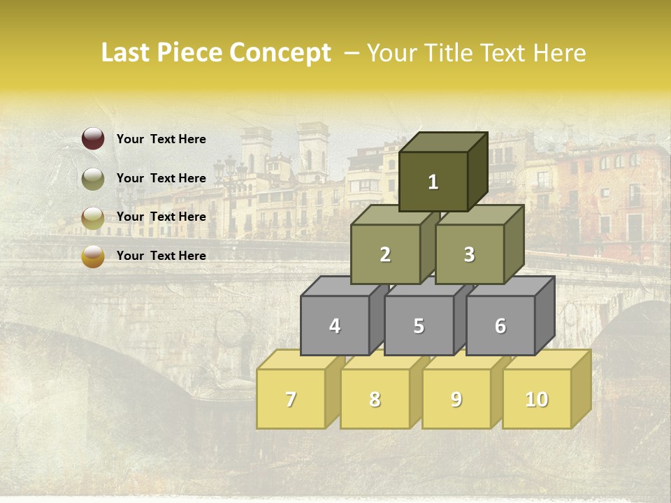 Rural River Lantern PowerPoint Template