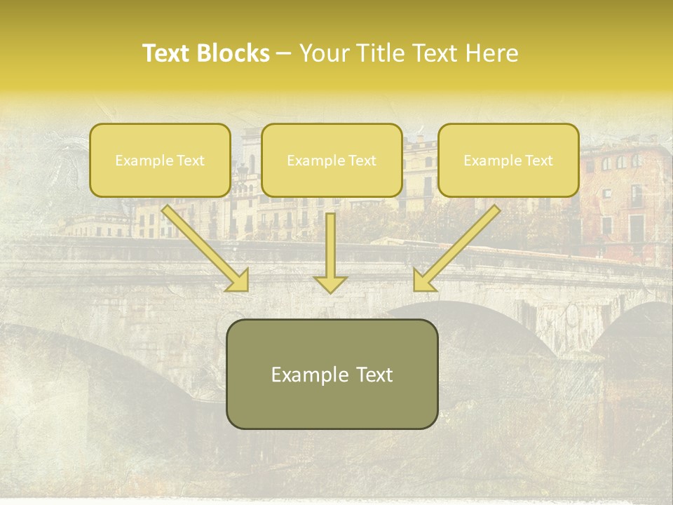 Rural River Lantern PowerPoint Template