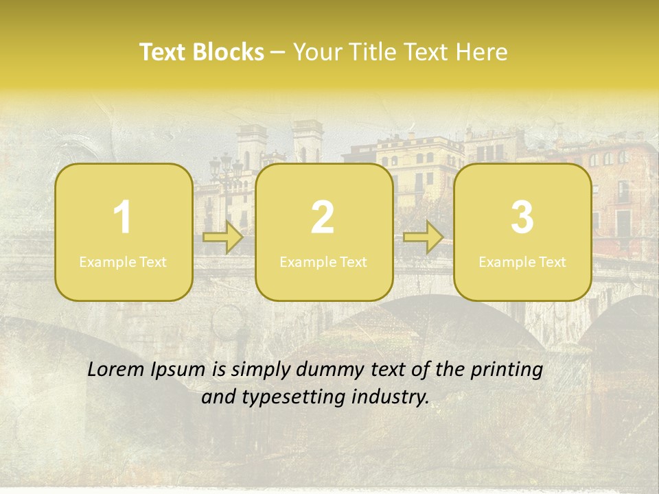 Rural River Lantern PowerPoint Template