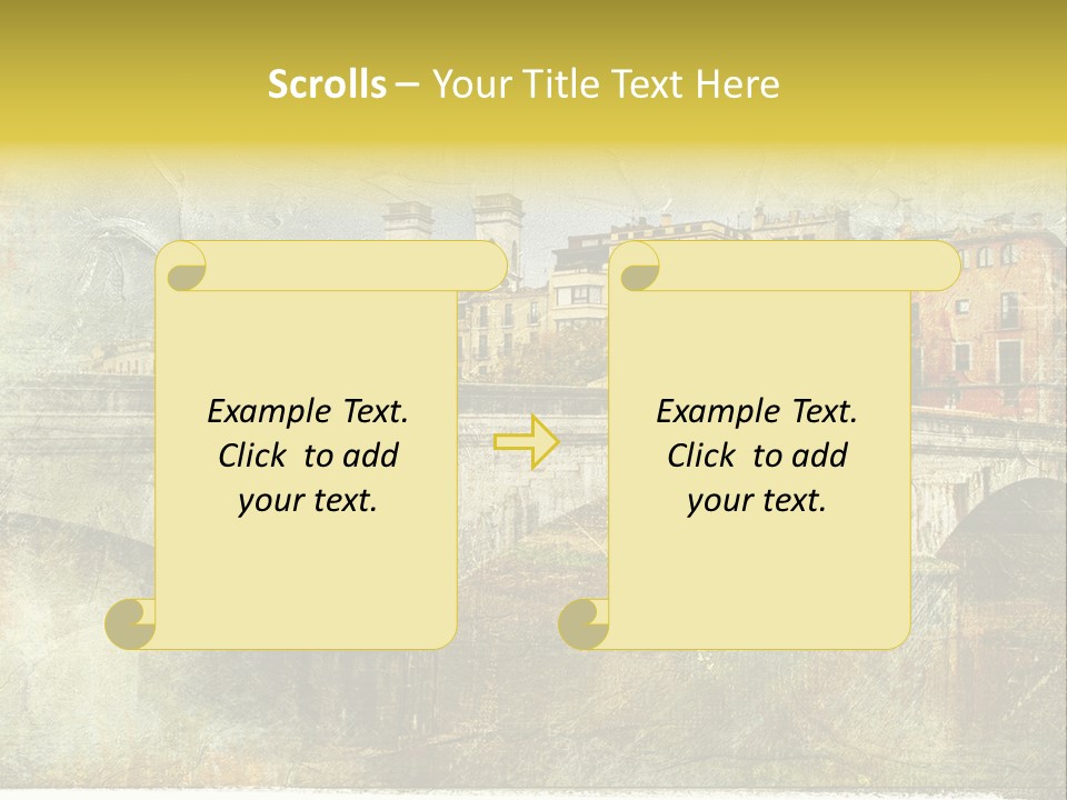 Rural River Lantern PowerPoint Template