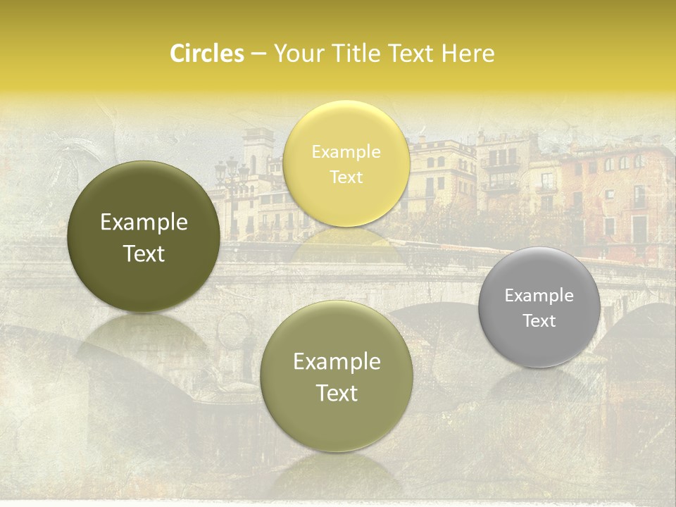 Rural River Lantern PowerPoint Template