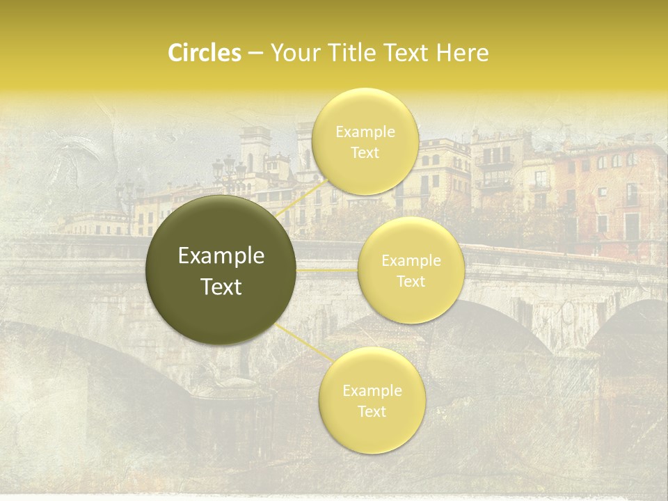 Rural River Lantern PowerPoint Template