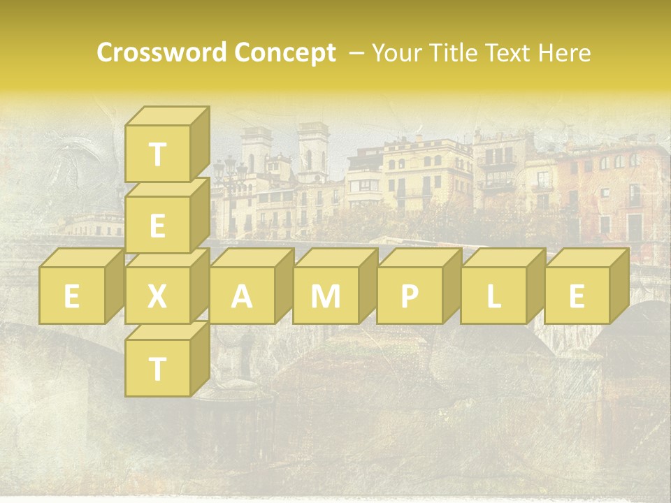 Rural River Lantern PowerPoint Template