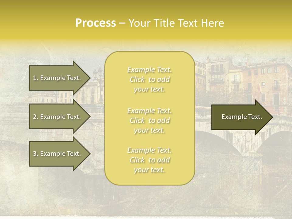 Rural River Lantern PowerPoint Template