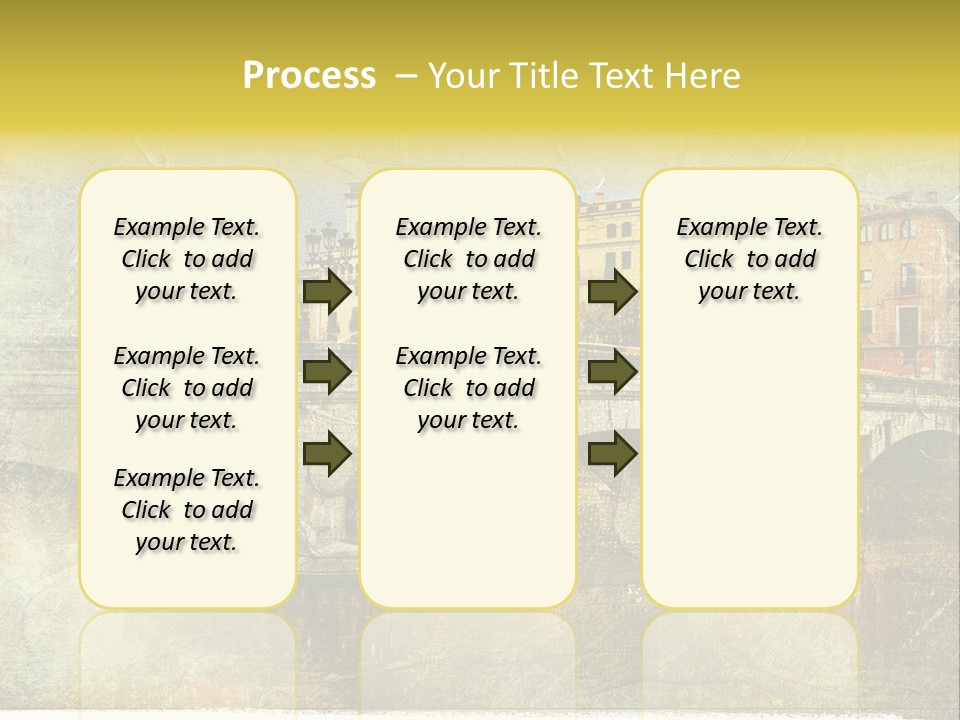 Rural River Lantern PowerPoint Template