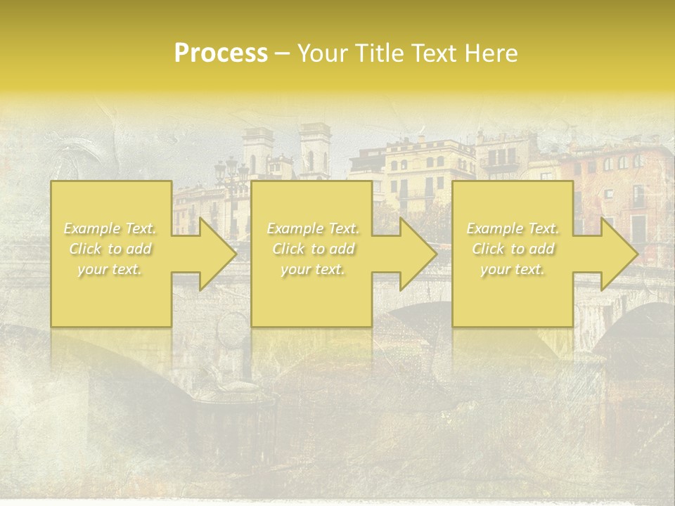 Rural River Lantern PowerPoint Template