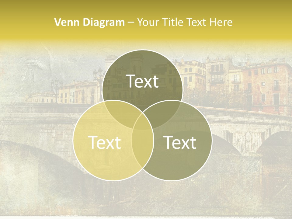 Rural River Lantern PowerPoint Template