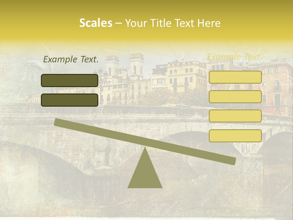 Rural River Lantern PowerPoint Template