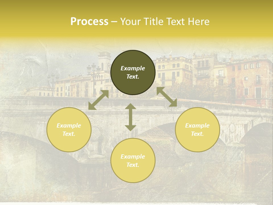 Rural River Lantern PowerPoint Template