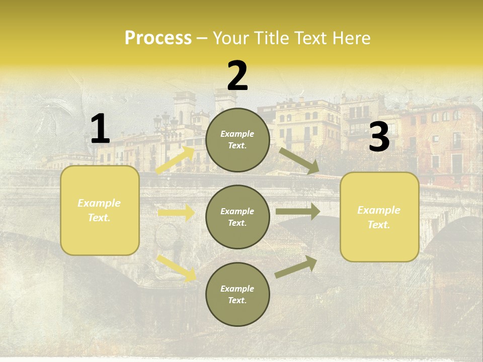 Rural River Lantern PowerPoint Template