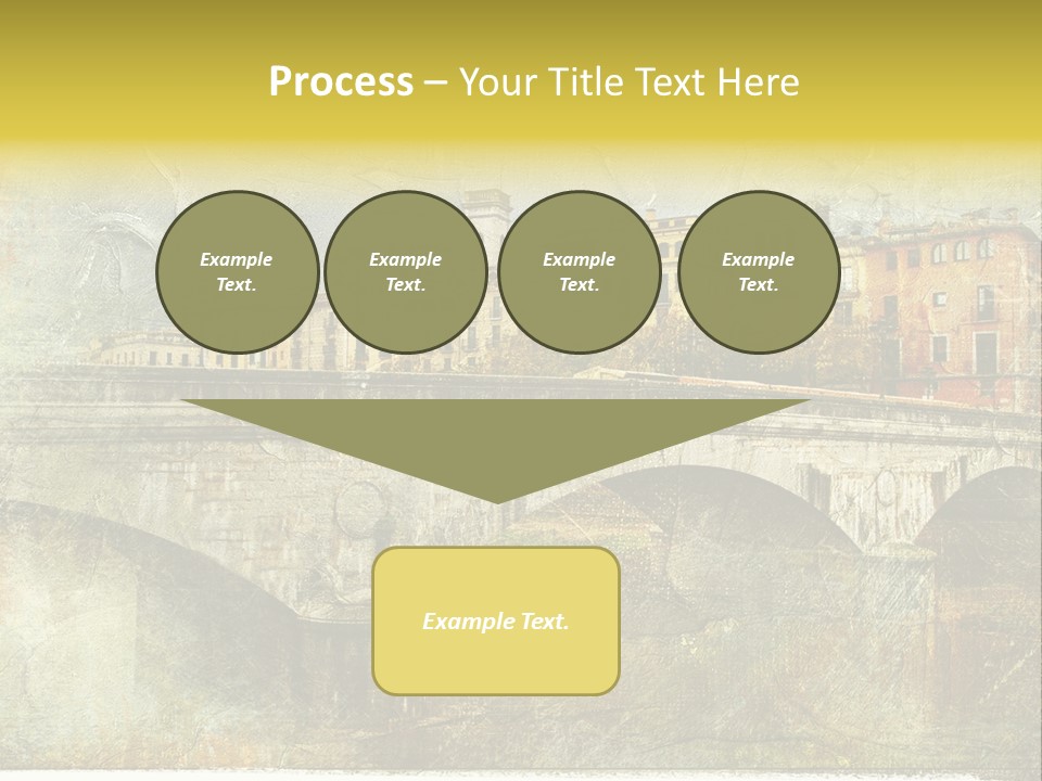 Rural River Lantern PowerPoint Template