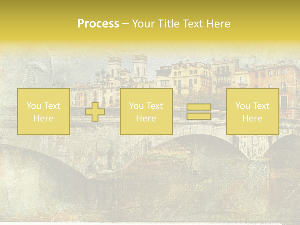 Rural River Lantern PowerPoint Template