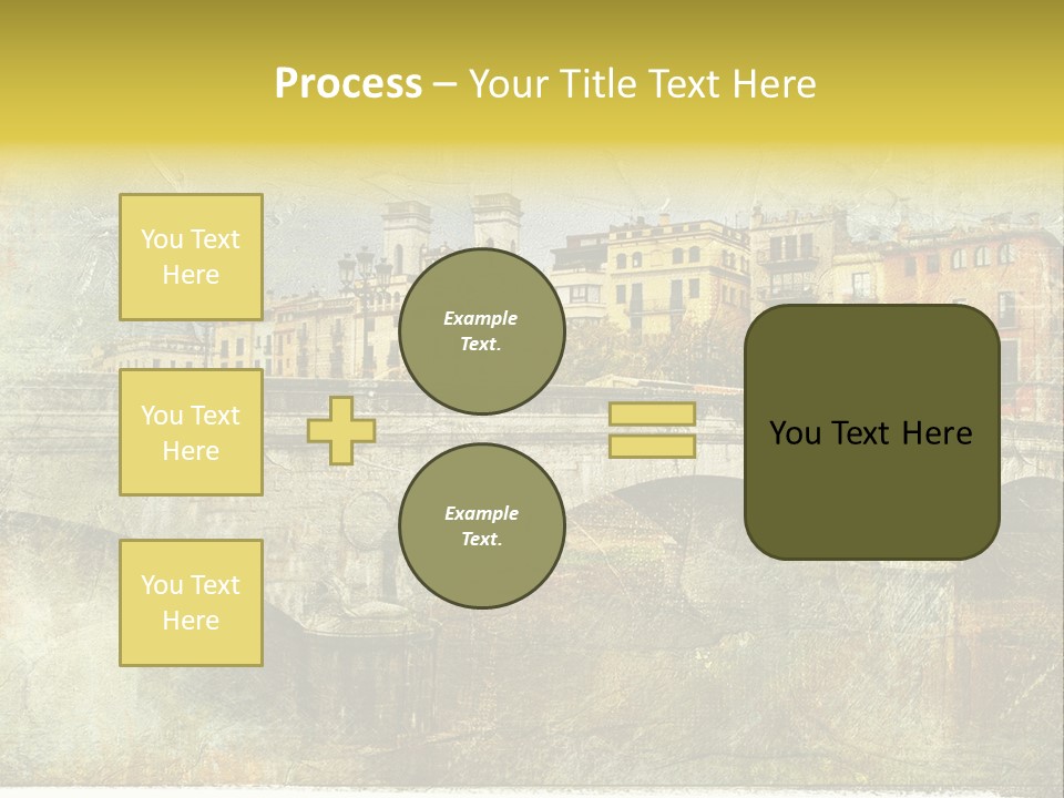 Rural River Lantern PowerPoint Template