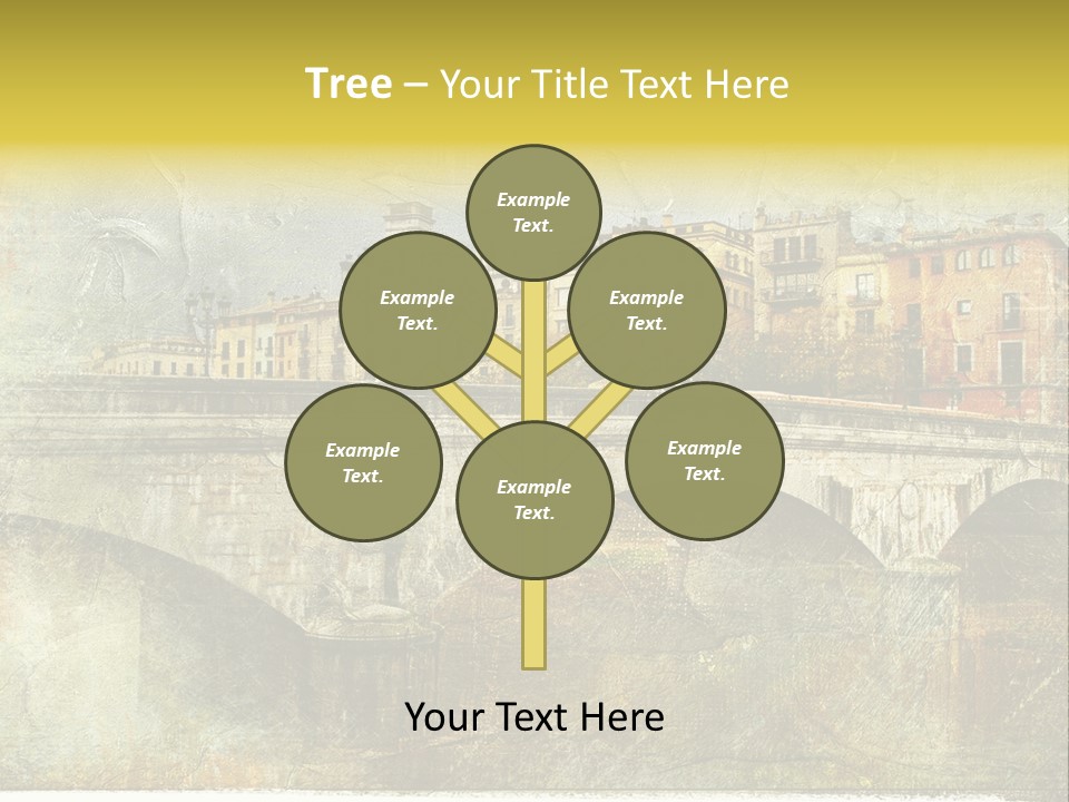 Rural River Lantern PowerPoint Template