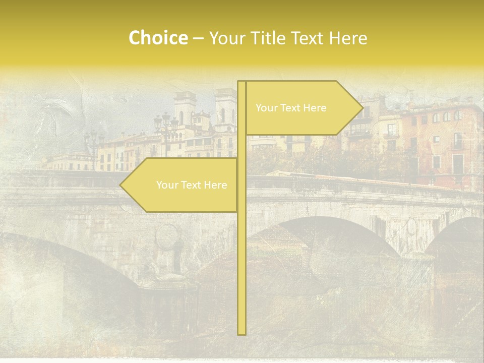 Rural River Lantern PowerPoint Template