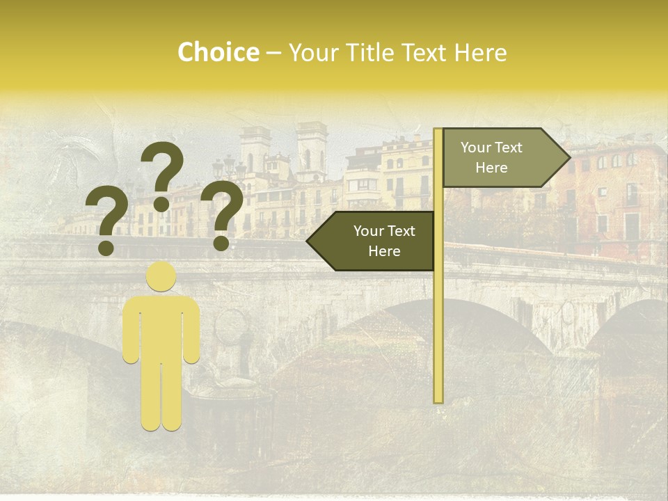 Rural River Lantern PowerPoint Template