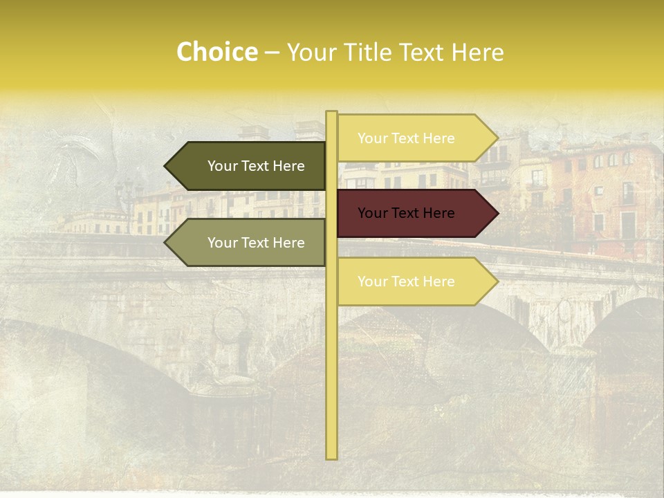 Rural River Lantern PowerPoint Template