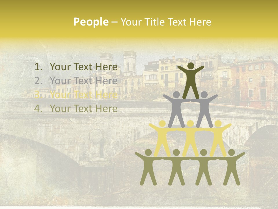 Rural River Lantern PowerPoint Template