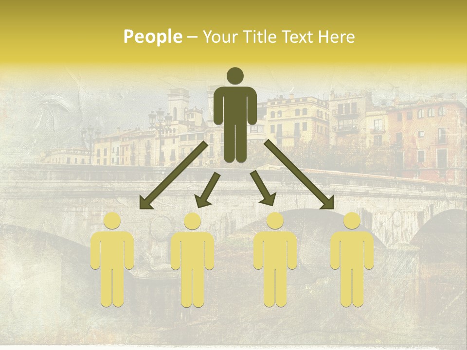 Rural River Lantern PowerPoint Template