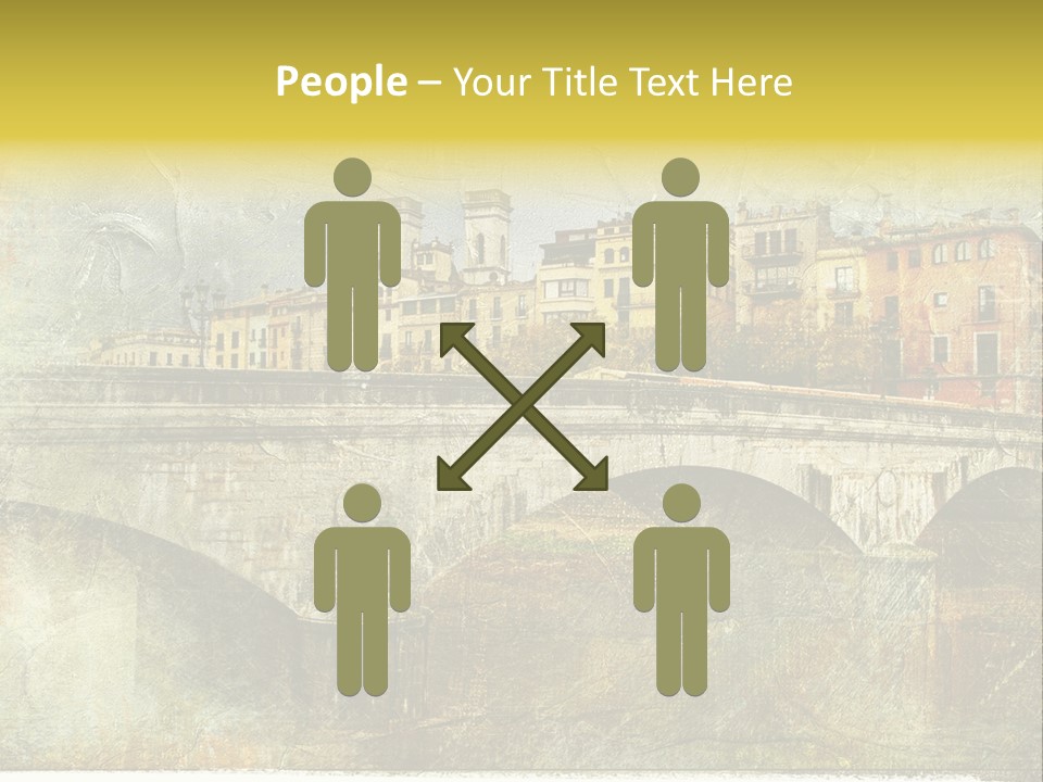 Rural River Lantern PowerPoint Template