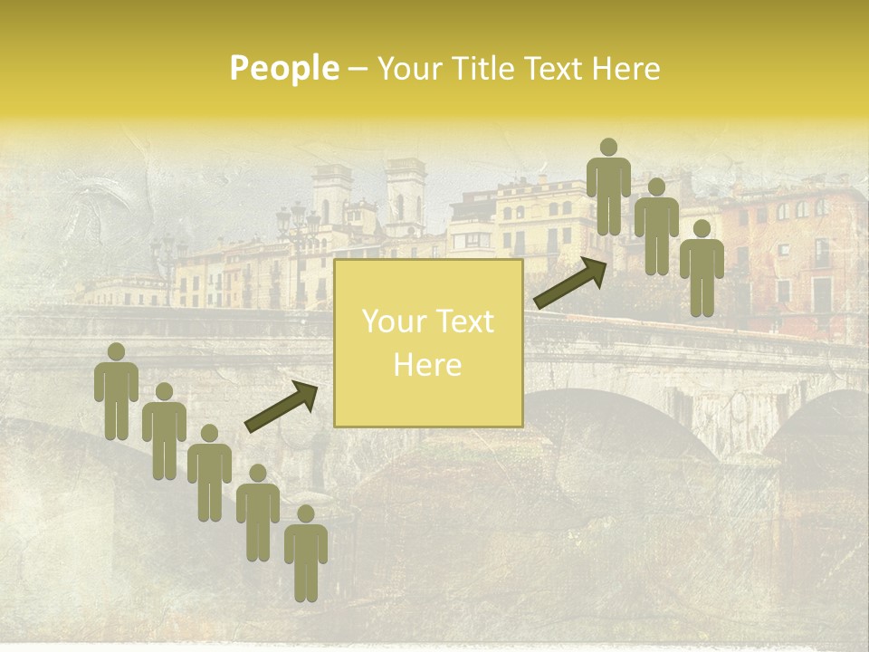 Rural River Lantern PowerPoint Template