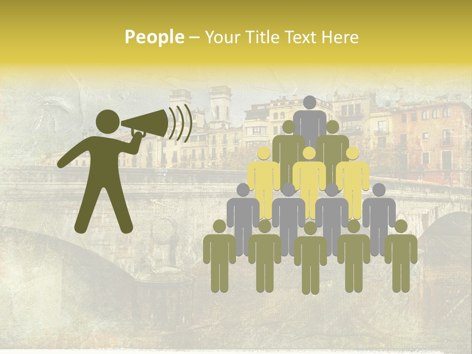 Rural River Lantern PowerPoint Template