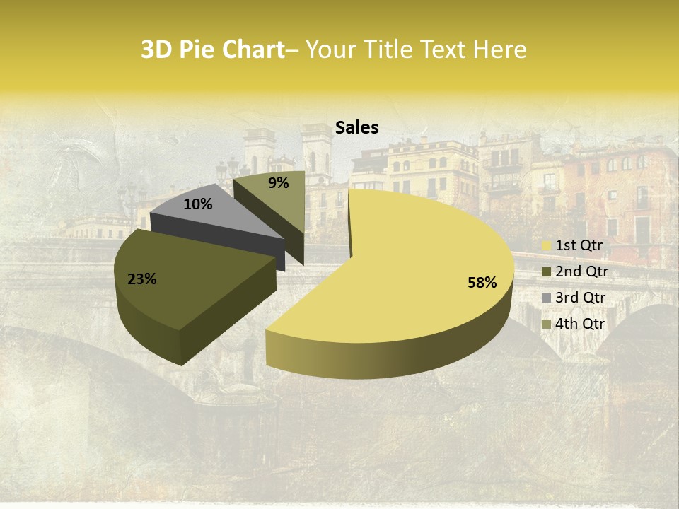 Rural River Lantern PowerPoint Template