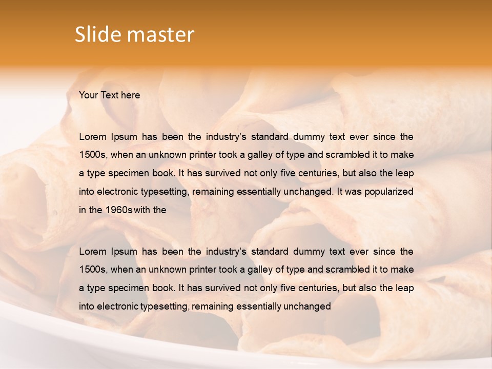 Background French Crepe PowerPoint Template