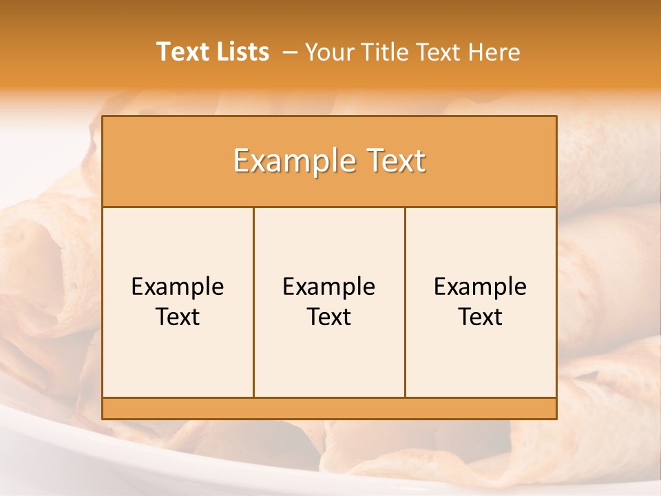 Background French Crepe PowerPoint Template