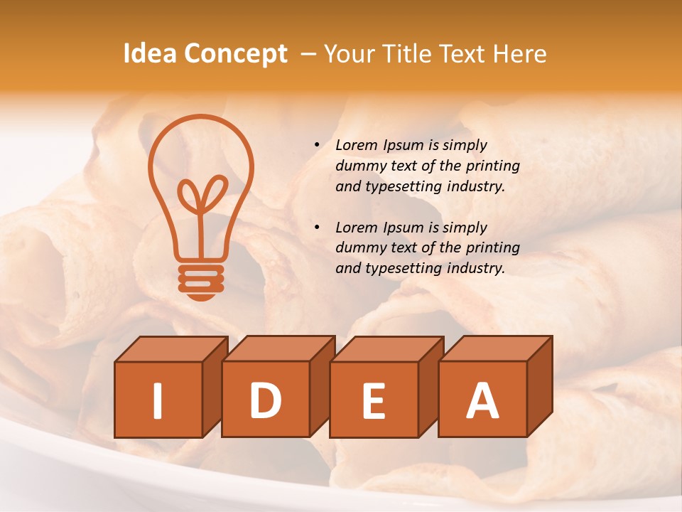 Background French Crepe PowerPoint Template