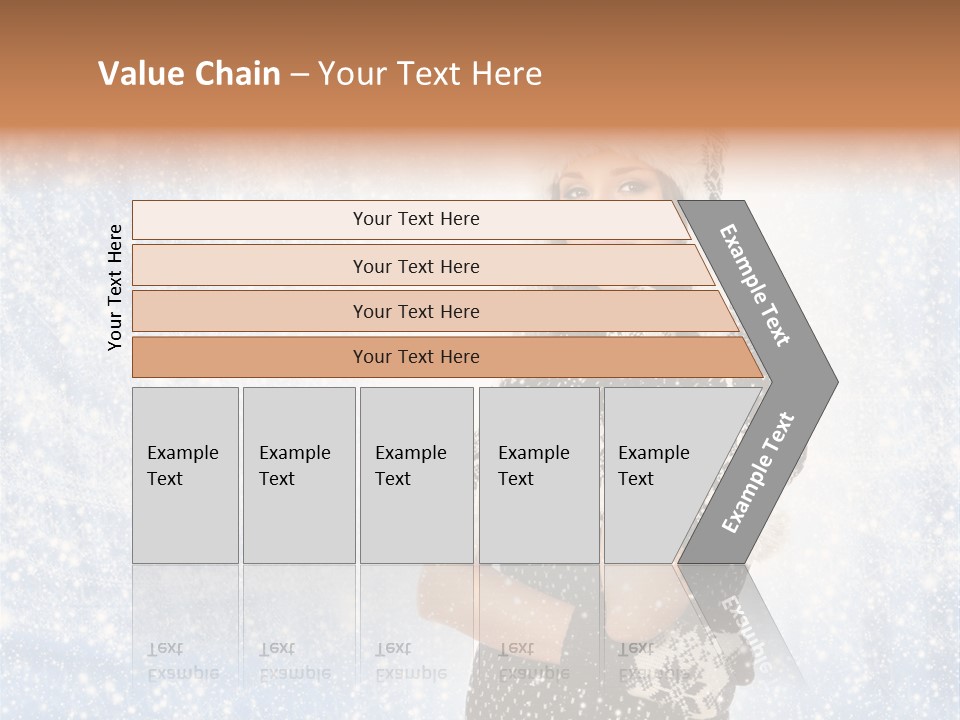 January Female Cold PowerPoint Template
