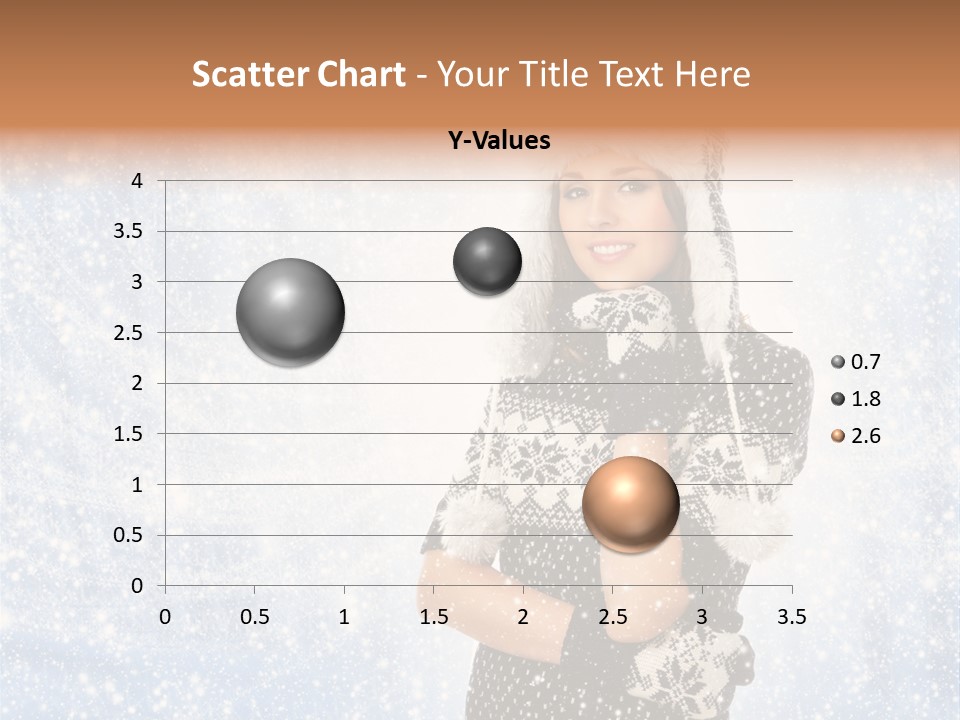 January Female Cold PowerPoint Template