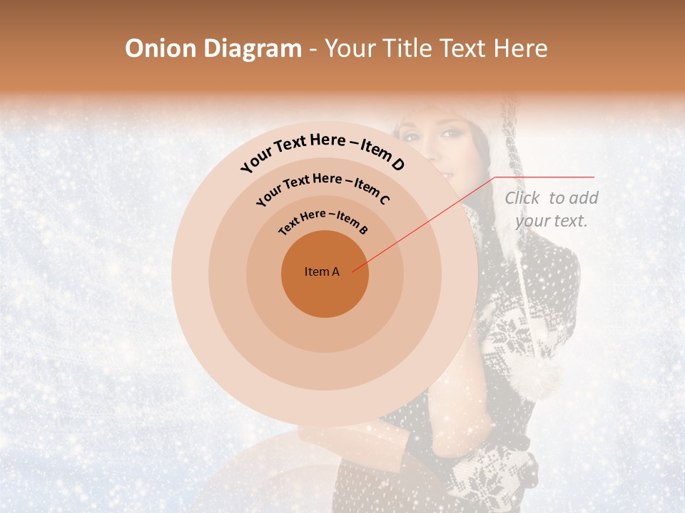 January Female Cold PowerPoint Template