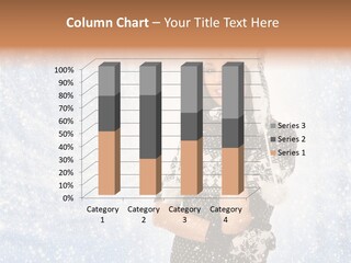 January Female Cold PowerPoint Template